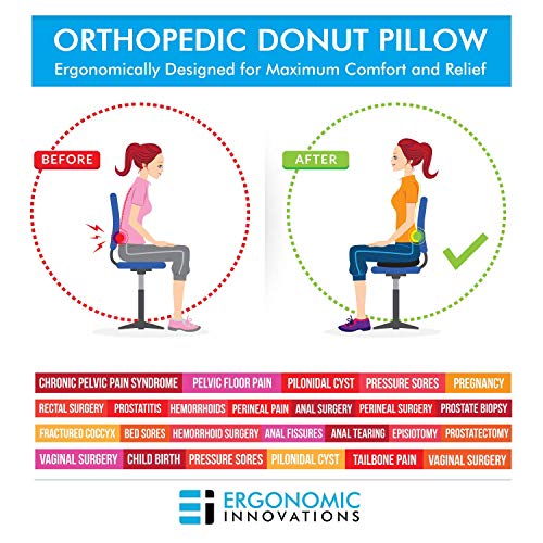 Donut Tailbone Pillow Hemorrhoid Cushion Donut Seat Cushion
