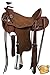 HILASON 16 in Western Horse Wade Saddle Leather Ranch Roping Dark Brownthumb 3