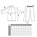 New York Hi-Viz Workwear RK Safety Class 3 Rain suit, Jacket, Pants High Visibility Reflective Black Bottom RW-CLA3-LM11 (Large, Lime)