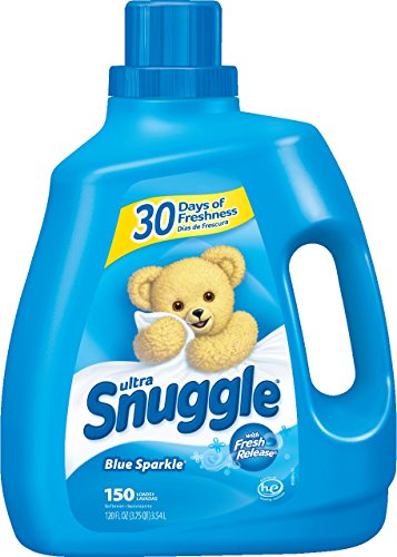 Snuggle Ultra Fabric Softener Liquid, Blue Sparkle, 120 Fluid Ounce