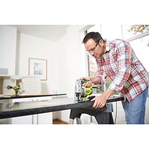 Ryobi 680 W Pendelhub-Stichsäge RJS1050-K (Sichsäge / Säge inkl. Stichsägeblatt, Koffer) 5133002219 – Bild 5