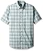 Van Heusen Men's Big and Tall Short Sleeve Luxe Touch Medium Plaid Shirt