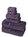 Chakir Turkish Linens Luxury Spa and Hotel Quality Premium Turkish Cotton 6-Piece Towel Set (2 x Bath Towels, 2 x Hand Towels, 2 x Washcloths)