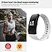 EWEMOSI Fitness Tracker - Heart Rate Blood Pressure Monitor - Bluetooth Wireless Smart Bracelet - IP67 Water Resistant Outdoor Activities Tracker - for Android IOS Smart Phones