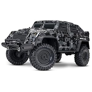 Traxxas 82066-4 1/10 Scale TRX-4 Tactical Unit RC Crawler with 2.4 Ghz TQI Radio Toy