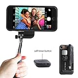 AROTAO IPhone Case with Selfie Stick Bluetooth Extendable for iPhone 6/6s, iPhone7 (Black)