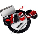 Silicone Wax Engraving Travel Set with Non-Stick 5ml Black red Silicone Container + 1 4.8
