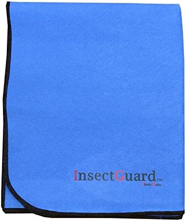 InsectGuard Pets - Permethrin Insect Repellent Treated 80 Inch Long by 60 Inch Wide Cover (Blue)