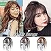 Anniston Hairpiece Fashion 3D Air Fringe Ultra-thin Seamless Fake Bang Wig Hair Extension Hairpiece Hair Scrunchies Updo Hair Bun Hair Accessories for Women – Natural Colorthumb 1