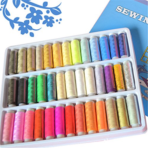 UNKE Beautiful Colors Sewing Thread Polyester Thread Sewing Thread Spool Kit