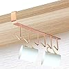 Tea-Cup-Mug-Trees-Hooks-Holder-Under-Cabinet-Hanger-Rack-Cupboard-Organizers-Hanging-Shelf-Kitchen-Storage-Organisation-for-Home-Hooks Xiaheipi Tea Cup Mug Trees Hooks Holder, Under Cabinet Hanger Rack, Cupboard Organizers Hanging Shelf, Kitchen Storage…