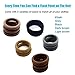 100 PCS Hair Bands Hair ties for Women Girls, Seamless Hair Bands Elastic Ponytail Holders Rubber Bands Hair Accessories 1.58 inch (5 Colors)