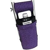 Crutcheze USA Made Premium Crutch Bag, Pouch, Pocket, Tote Washable Orthopedic Products Accessories for Underarm Crutches (Purple Heather)