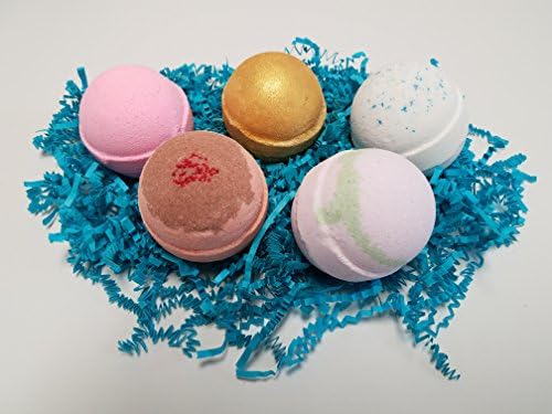 Classy Bath Collection Bath Bombs 5.5oz Gold Gift Set of 5