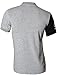 jeansian Men's Casual Slim Fit Short Sleeves Polo Shirt T-Shirt Tops U009