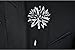 WeiShang Men's Lapel Pin Flower Handmade Boutonniere for Suit (Pack of 12) (Style 2)