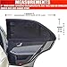Car Window Shade for Baby Car Sun Shade Breathable Mesh Protect The Kid from Sun and Insects Universal Fit Comes W/Free Emergency Blanket Sticky Mat - Set of 2 by ISMARTSHIELD