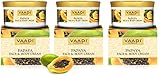 Papaya Face & Body Moisturizer Cream 16 Oz (Pack of 3 X 150 Gm) - Herbal Cream - All Natural - Paraban Free - Sulfate Free - Vaadi Herbals