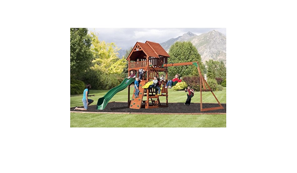 Amazon Com Highlander Swing Set Garden Outdoor