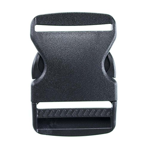 2 Inch Thick Military Grade Black Plastic Buckles Quick Side Release
