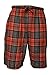 AMERICAN HEAVEN 24/7 Basics Men's 3 Pack Cotton Soft Sleep Lounge Pant Jam Cargo Shorts (Medium, 3 Pack - Plaid Assortment)