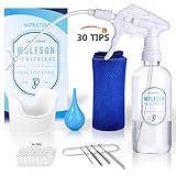 Ear Wax Removal Tool – Earwax Safe Wash & Remover Irrigation System for Sensitive Ears for Adults & Kids by Wolfson Healthcare from California   