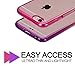 iPhone 6s Case, Vofolen iPhone 6s Cover Colorful Clear Slim Case Translucent Impact Resistant Protective Hard Shell Flexible TPU Soft Bumper Thin Case for iPhone 6 6S 4.7 inch (Rose Purple)