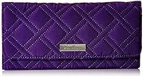 Vera Bradley Trifold Wallet, Elderberry, One Size