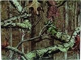 River's Edge 743 Tempered Glass Cutting Board with Mossy Oak Infinity Camo Design- (Camo, 16-Inchx12-Inchx.5-Inch)