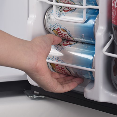 Commercial Cool CCR45W Compact Single Door Refrigerator and Freezer, 4.5 Cu. Ft. Mini Fridge, White