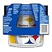 Ziploc Twist 'n Loc Containers for Food Storage and Meal Prep, Small, 2 Count, Pack of 3 (6 Total Containers), NFL Pittsburgh Steelers
