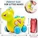 Zenteck Cutest Interactive Talking Singing Learning T-Rex Dinosaur Pet Toy Child-Safe, BPA-Free, Basic Life Skills, Music & Sound, Bump N Go, Gift Toy for Babies & Toddlers