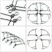 AQGOODLIFE DJI Mavic Pro Platinum Accessories Propeller Guard Bumper Protectors Quick Release Not Affect Obstacle Avoidance(Gray)