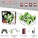SZJJX Stunt RC Car, Double Sided Tumbling 2.4Ghz Remote Control Vehicle, 360 Degree Flips Spinning, 3D Deformation, Radio Controlled Off-Road Truck RTR (Green)