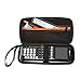 Faylapa Carrying Case Storage Travel Bag for Graphing Calculator Texas Instruments TI-83 Plus TI-84 Plus CE TI-89 Protective Pouch Black