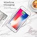 KERZZIL Compatible with iPhone 8 Plus/7 Plus Case, Clear Anti-Scratch Shock Absorption Full Protective Cover Case - Pink Clear