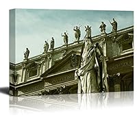Canvas Wall Art Old Landscape Photography Canvas Prints Home Artwork Decoration for Living Room,Bedroom … - 12x18 inches