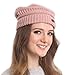 Brook + Bay Cable Knit Multicolored Beanie Stay Warm & Stylish This Winter - Thick, Soft & Chunky Beanie Hats for Women & Men - Serious Beanies for Serious Style