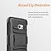 HTC 10 Case, Dual Layers [Combo Holster] Case and Built-in Kickstand Bundled with [HD Screen Protector] Hybird Shockproof and Circlemalls Stylus Pen[Black]