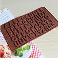 Easting Alphabet Letter Shape Party Silicone Cake Molds Decoration Fondant Cookie Baking Mold,random Color