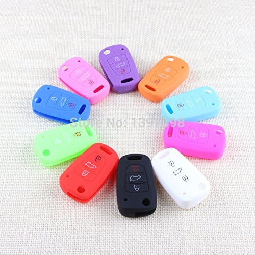 Ryvox(TM) Silicone Key Cover Car Keychain For Remote Control For KIA RIO K2 K5 Sportage R forte CERATO accessories