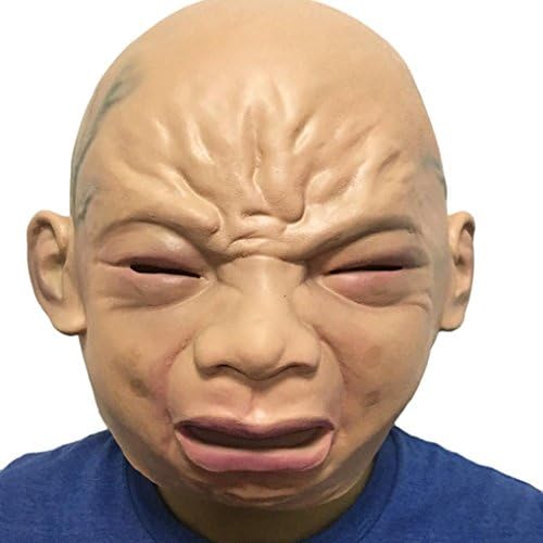 YIWULA Halloween Party Mask Cosplay Disgusting Face Mask Terror Mask Head Mask