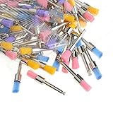 AZDENT® Dental Colorful Nylon Bowl Polishing Prophy Brushes Flat Type 100pcs/Box