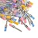 AZDENT® Dental Colorful Nylon Bowl Polishing Prophy Brushes Flat Type 100pcs/Box