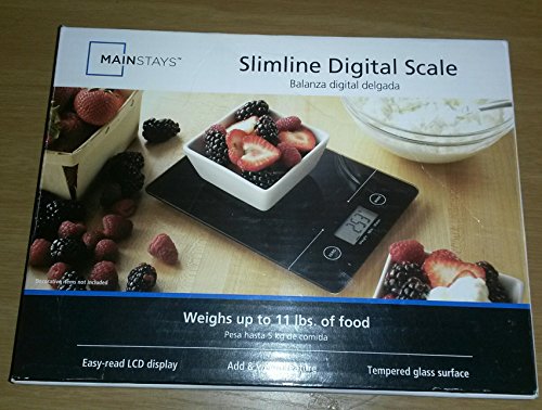 Mainstays Slimline Digital Scale - digitalpictures