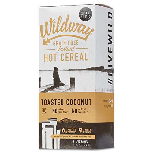 Wildway Grain-free Hot Cereal Twin Pack (Toasted Coconut) (Certified gluten-free, Paleo, Vegan, Non-GMO)