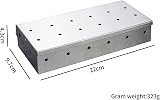 GIONAR BBQ Smoker Box - Stainless Steel for Gas, Electric & Charcoal Grills view 2