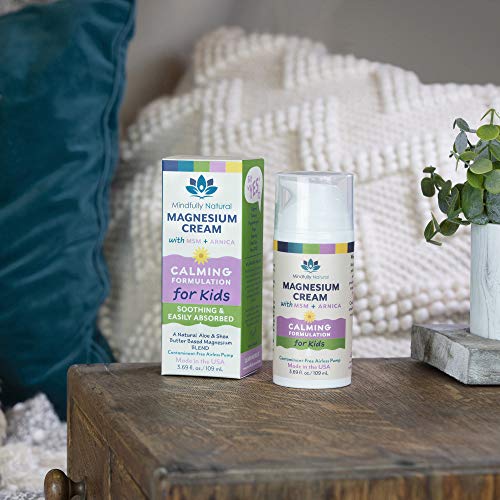 Magnesium Cream Pain Relief Cream for Kids Body Cream Helps with Growing Pains, Sleep