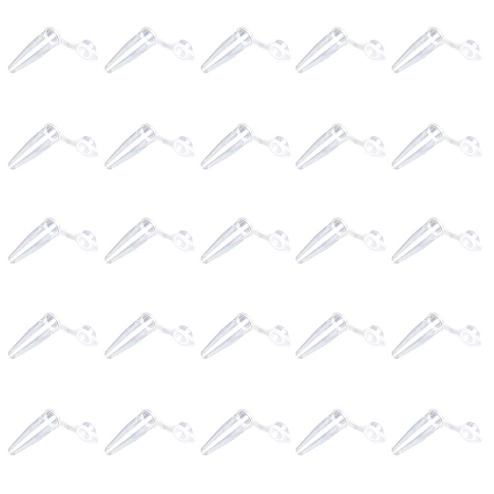 100 Pieces Microcentrifuge Tubes 0.5ml