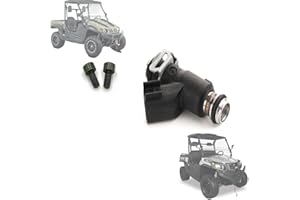 Chikia OEM Hisun 500 Fuel Injectors Compatible with Hisun 500 450 550 UTV ATV Massimo MSU 500,Coleman outfitter 500 UT500,Axis 500,Cub cadet Challenger 550,Bennche,Sector 550 Vector 500 (2 Hole)